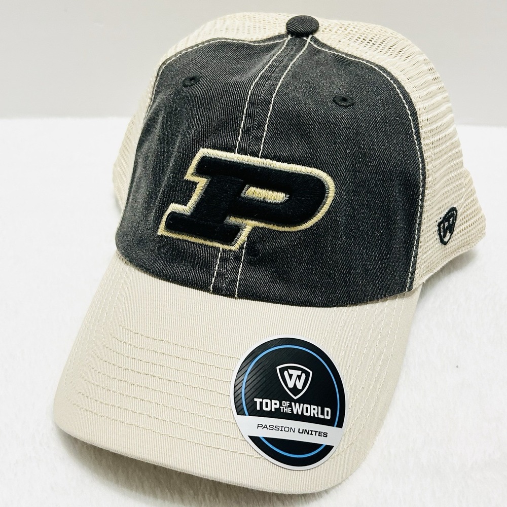 Top of the‎ World Purdue Boilermakers Offroad Trucker Hat Cap Adjustable Black